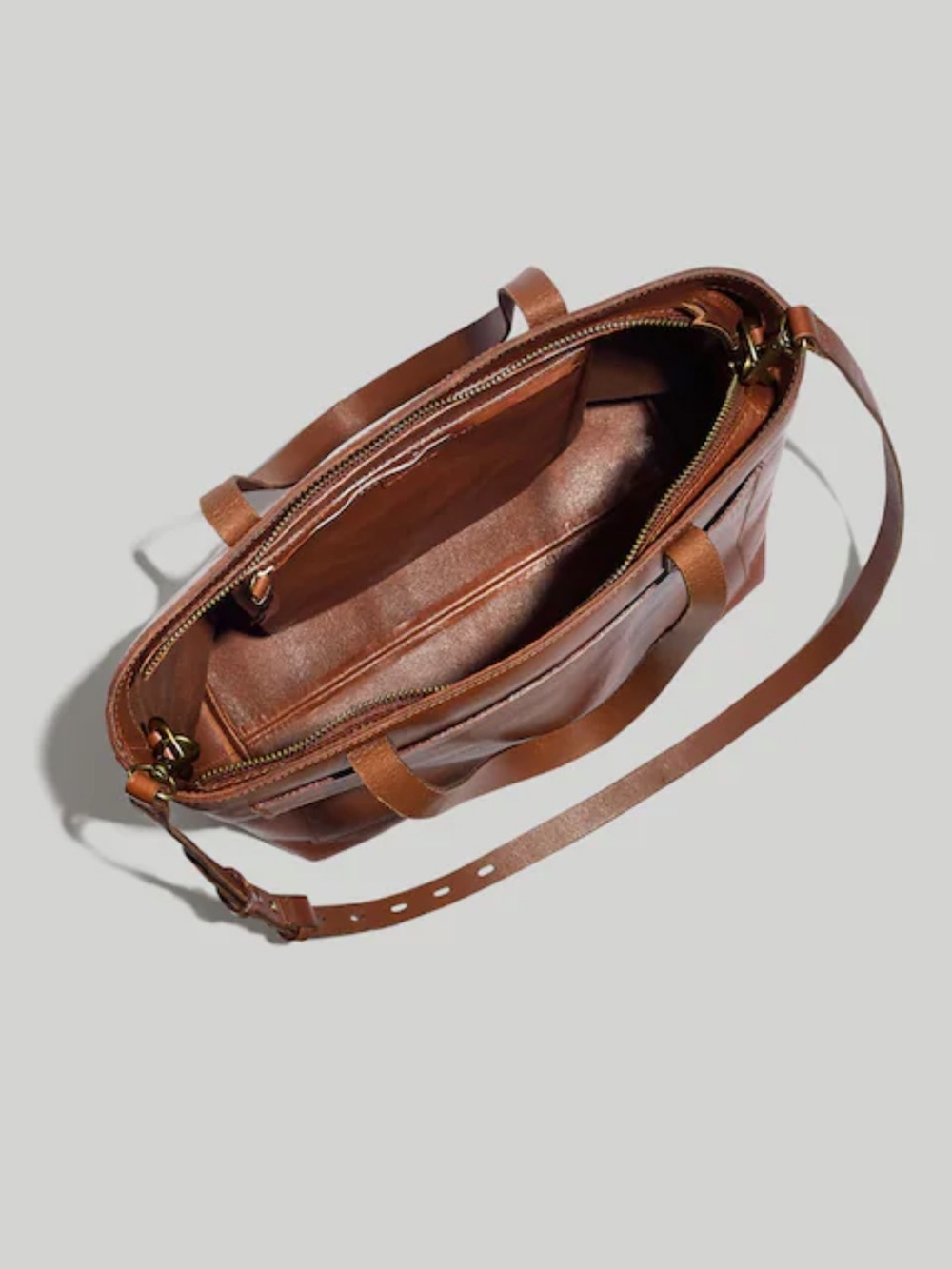 Madewell Leather medium transport tote - Picture 4 of 8